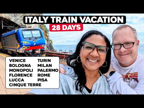 Italy Train Vacation | 28 Days In Venice, Rome, Florence, Milan, Pisa  & Complete Guide To Riding