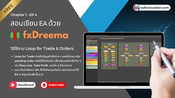 สอนเขียน EA ฟรี Chapter 1 | EP. 4: วิธีการใช้งาน Loop for Trade & Orders | eaforexcenter.com