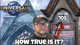 Ride Wait Times Accuracy at Universal Orlando!