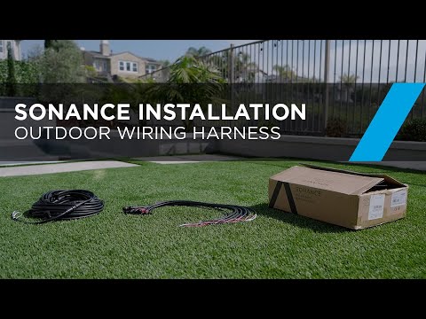 Sonance Installation | Outdoor Wiring Harness - video from Sonance