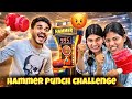 Hammer punch challenge with sisters 😱 #vlog #challenge #challengevideo 