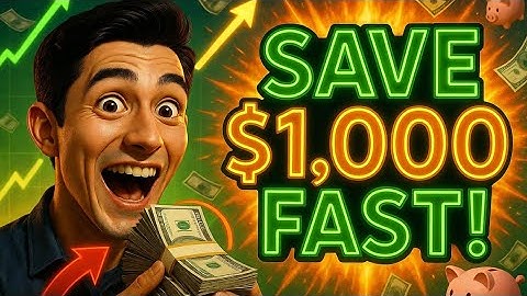 How to Save $1,000 Fast in the US