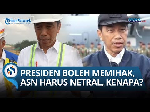 Alasan Dua Sisi Jokowi Nyatakan Presiden-Menteri Boleh Memihak Tapi Pemerintah &amp; Aparat Harus Netral