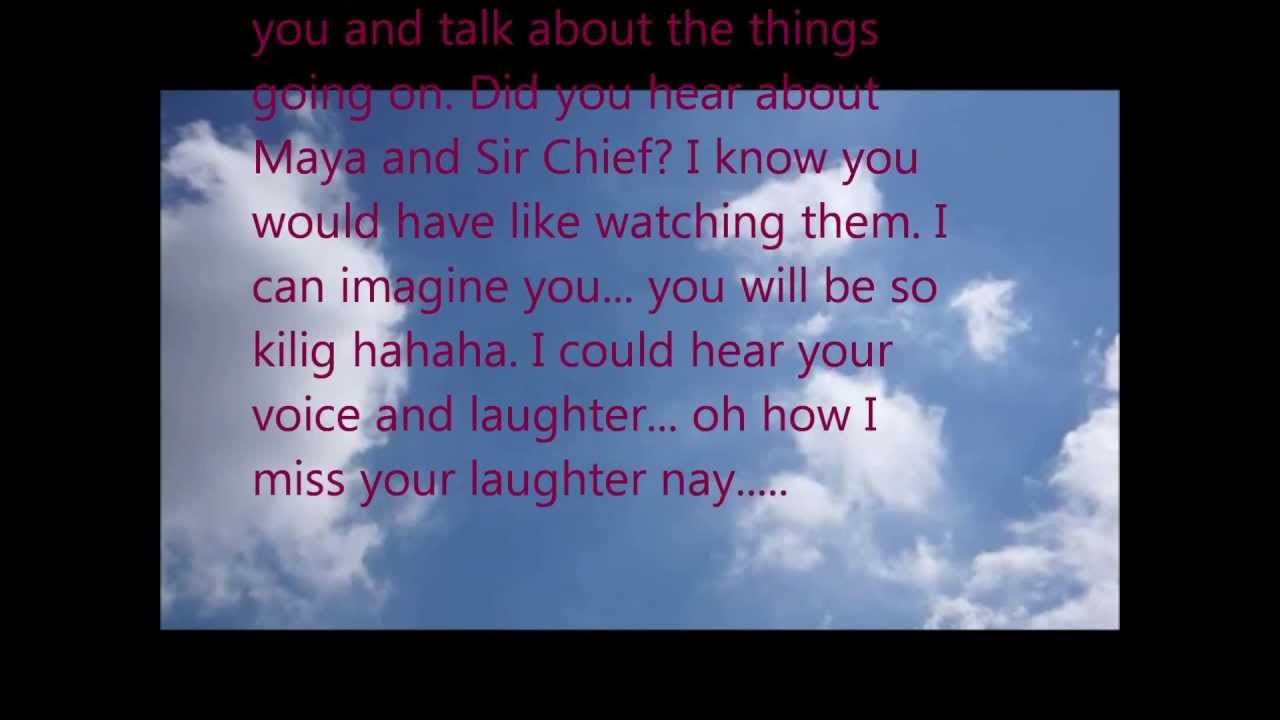 a letter for my mom in heaven youtube letter from heaven poem