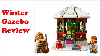 LEGO Winter Gazebo #40778 Review 