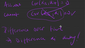 Linear Econometrics: Panel Data with Two Time Periods
