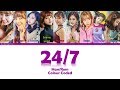 TWICE 트와이스 24 7 LYRICS Han Rom COLOUR CODED mp3