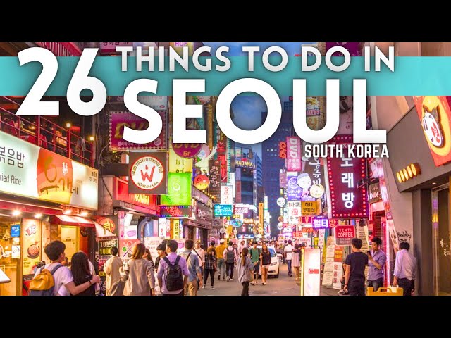 Travel vlog - Best Things To Do in Seoul South Korea 2025 4K