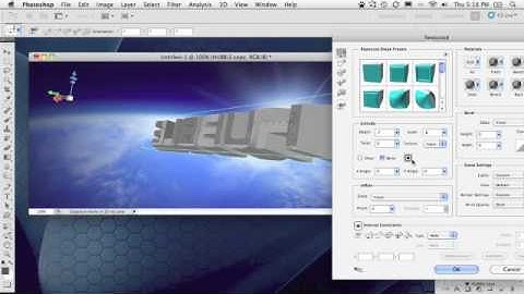 3d Text In Photoshop CS5 (New Feature)