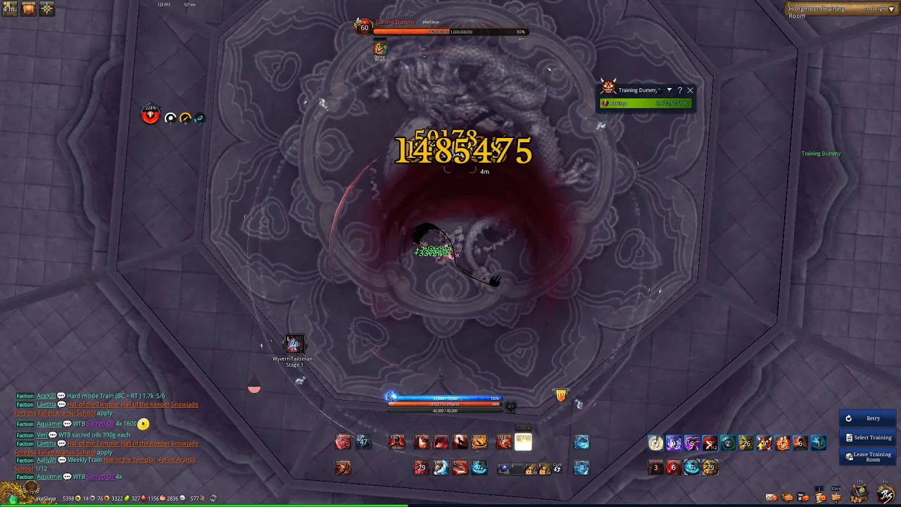 Blade & Soul - Training Dummy Parse - Warden(Madness)