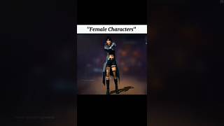 Female character of free fire 🔥#shortvideo #A_N_K_GAMING