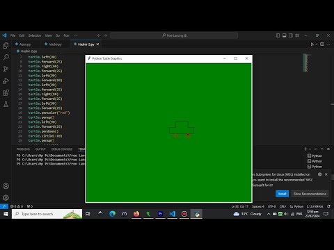 Python Turtle Car Graphics In One Minute