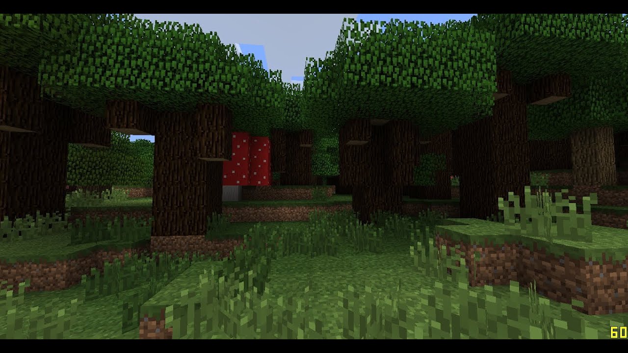 Minecraft 1 7 Roofed Forest Adventure Darkness Biome Review Youtube
