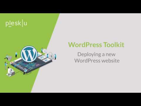 WordPress Toolkit - Deploying a new WordPress website