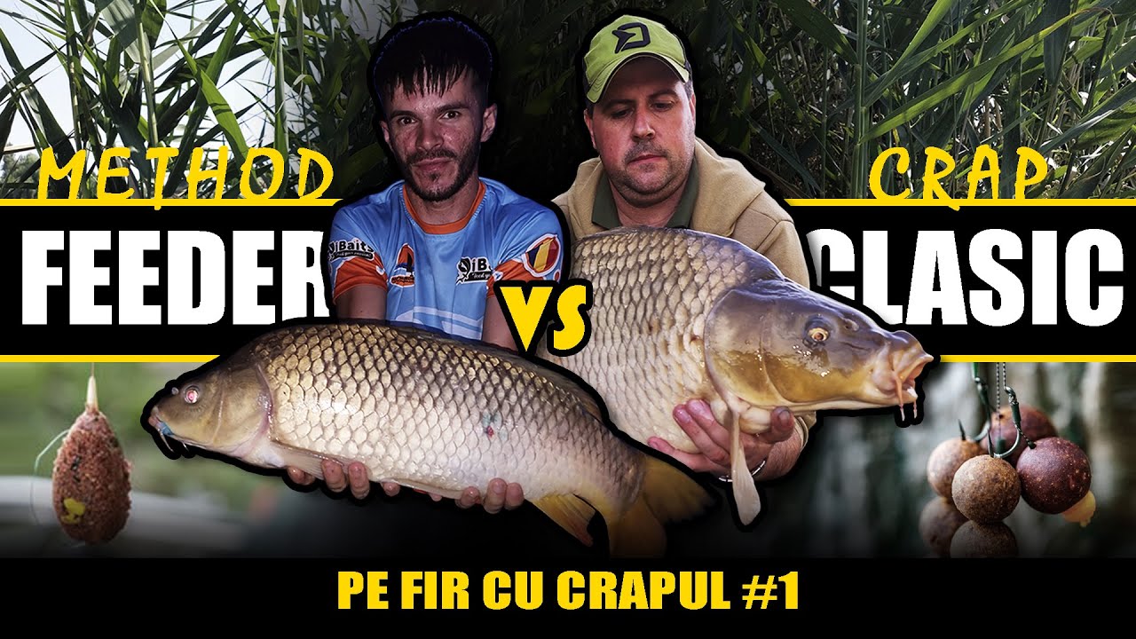 Method Feeder vs Crap Clasic!⚔️ Ce prinde mai mult pe lacuri intens populate? #1
