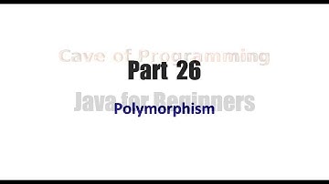 Learn Java Tutorial for Beginners, Part 26  Polymorphism