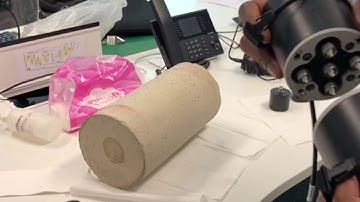 Modulus of elasticity using P wave & dry point contact S wave in Pundit PL200