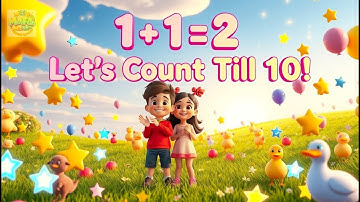 1 + 1 = 2 — Let’s Count Till 10! | The Happy Counting Song for Kids” | Maqfun & Nursery Rhymes