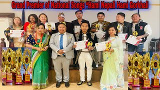 Grand premier of national songs/Hami nepali hami gorkhali/first presentation of Nepali Artist Ass uk