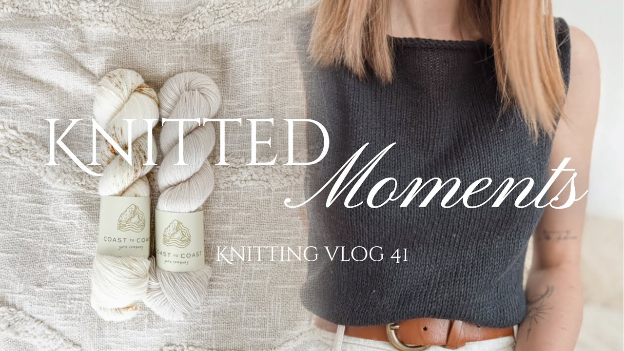 Knitting Vlog: Seaway Pullover, Chamagne Cardigan, Sabai Top i włóczki z za oceanu! 