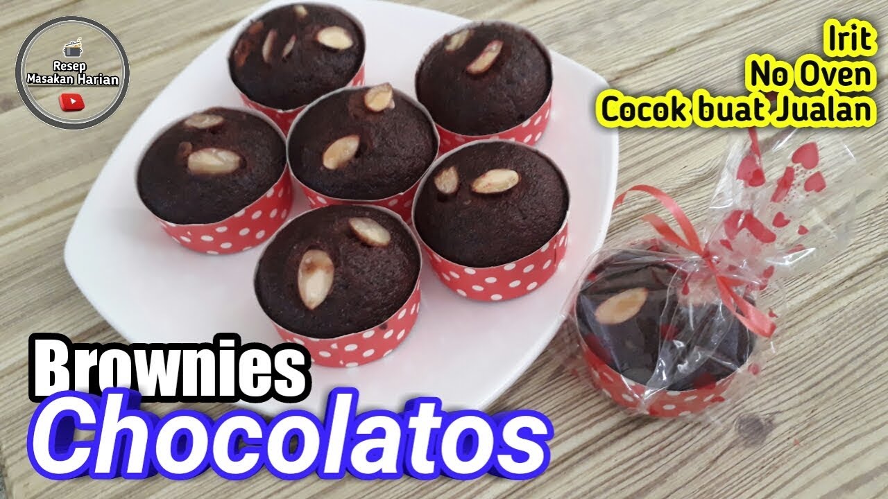 Brownies in Cup ! RESEP BROWNIES CHOCOLATOS KUKUS TANPA 