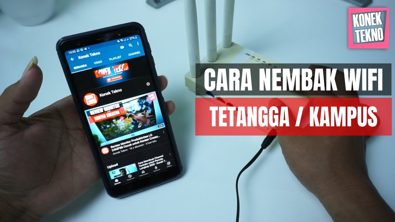 Cara Nembak Wifi Dengan Modem Router Tembak Wifi Tetangga Cukup Setting Dengan Android Youtube