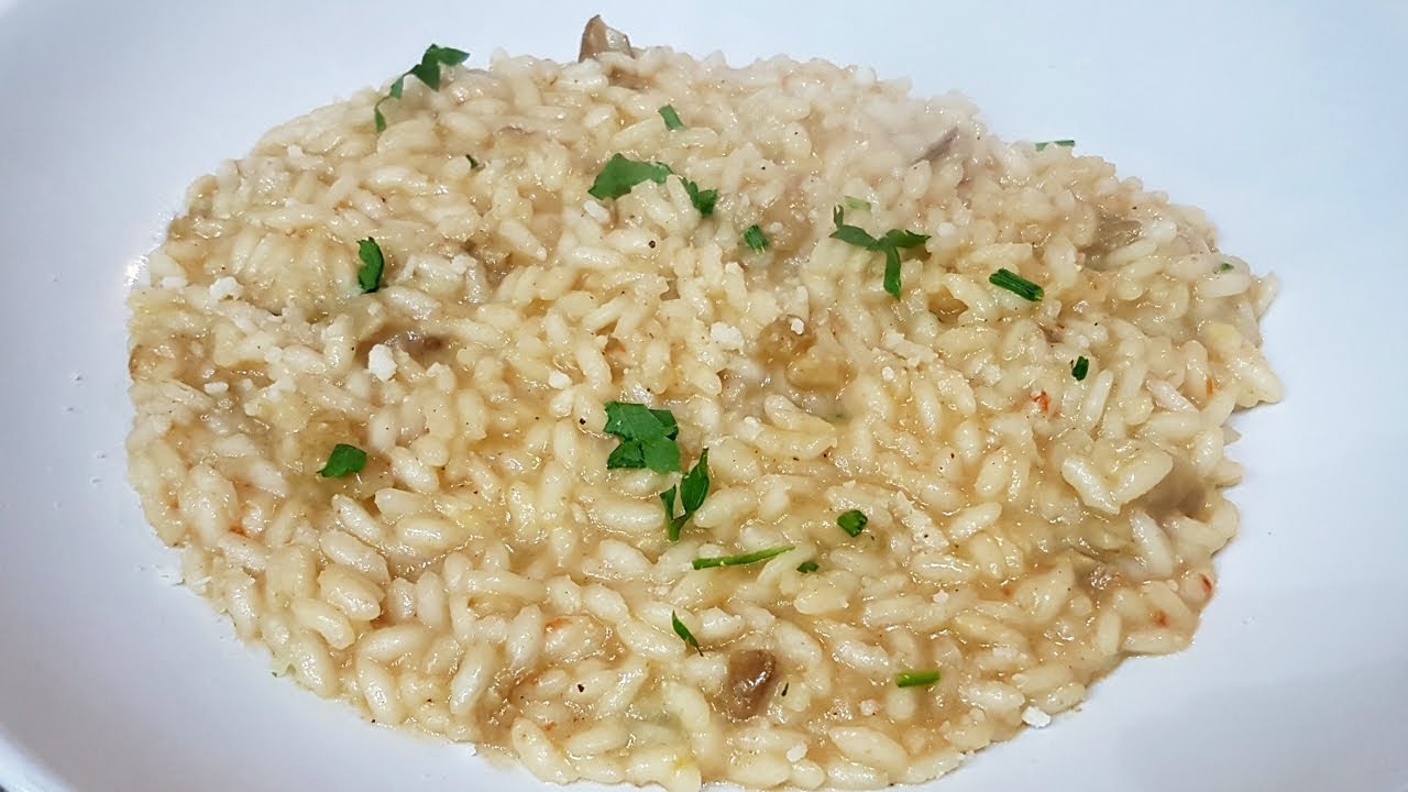 RISOTTO AI PORCINI IN 1 MINUTO ricette veloci YouTube