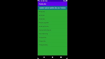 #ListView ứng dụng hướng dẫn nấu ăn dùng ListView