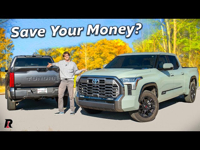 2024 Toyota Tundra vs Tundra I-Force MAX Hybrid / Wasting Effort