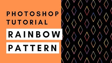 Rainbow Effect Repeating Pattern in Adobe Photoshop