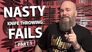 World Champion Thrower reacts to Knife & Axe throwing fails