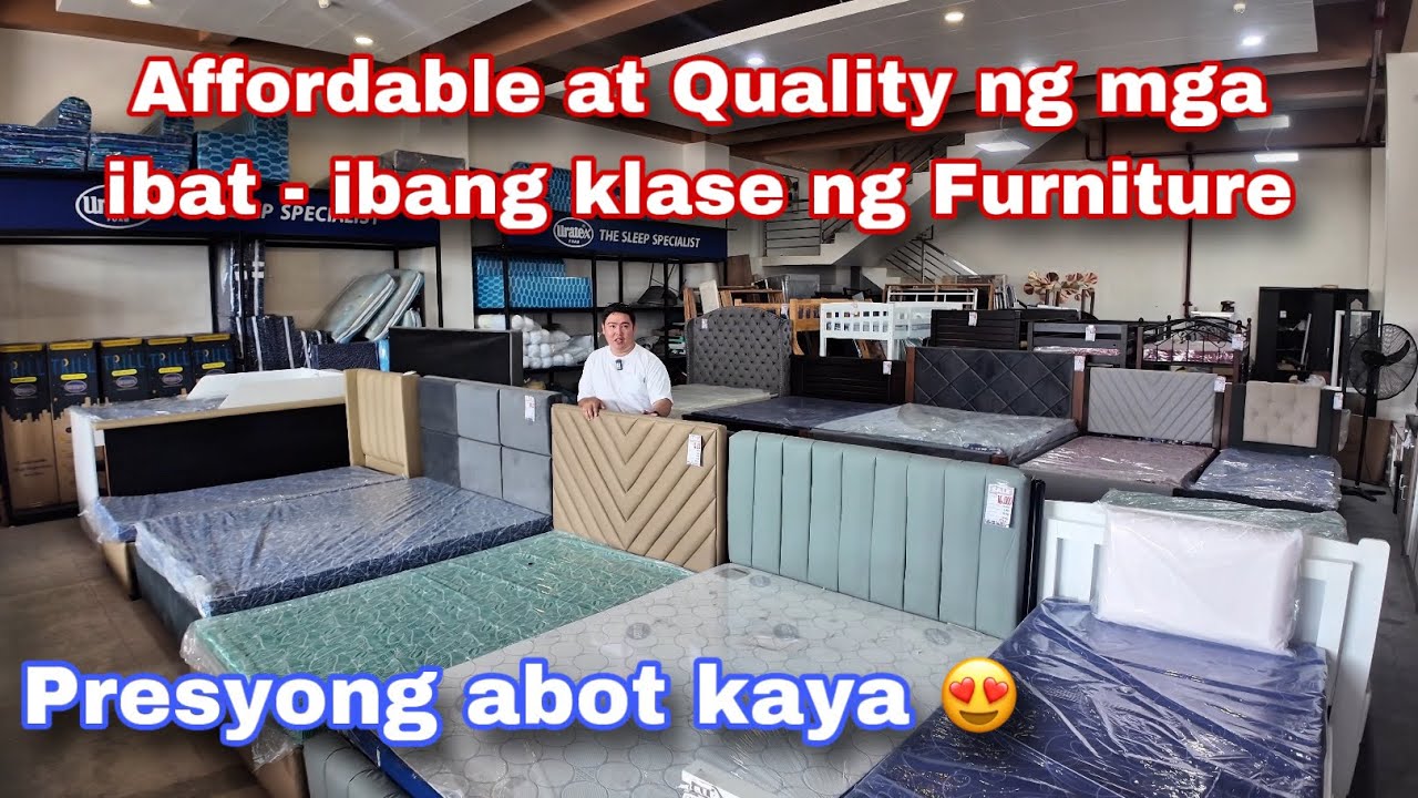 Mura at maraming pagpipilian na klase ng mga furniture gaya ng Sofa , Kama , Dining set atbp