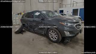 2018 Chevrolet Equinox Lt | VIN 2GNAXSEV8J6214802