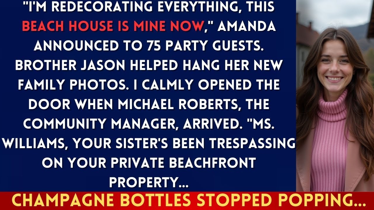 Sister Claimed 'This Beach House Is Mine'—Then The Property Manager Knocked...