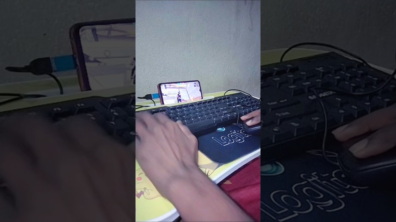 Free Fire keyboard mouse ⌨️ 🖱 📲 gameplay 