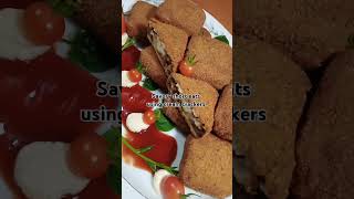 Easy cream cracker short eats😋#shorts