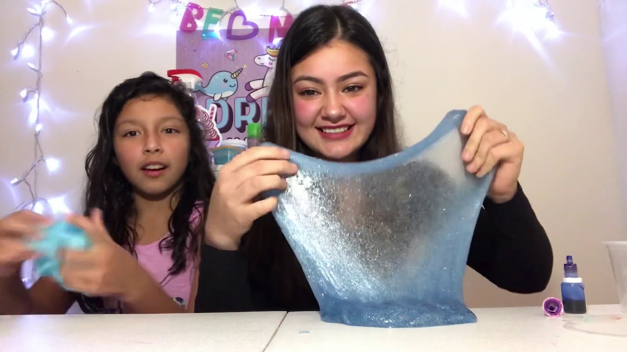 GLITTER SLIME VS ELMERS GLITTER GLUE - YouTube