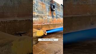 Why Are Workers Removing This Giant Ship Fender? 😱 Massive Marine Maintenance!