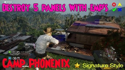 Destroy 5 Panels @ Phoenix with emp