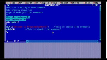 Lesson 4- How to use comments in a C++ program- ProgrammingWorld