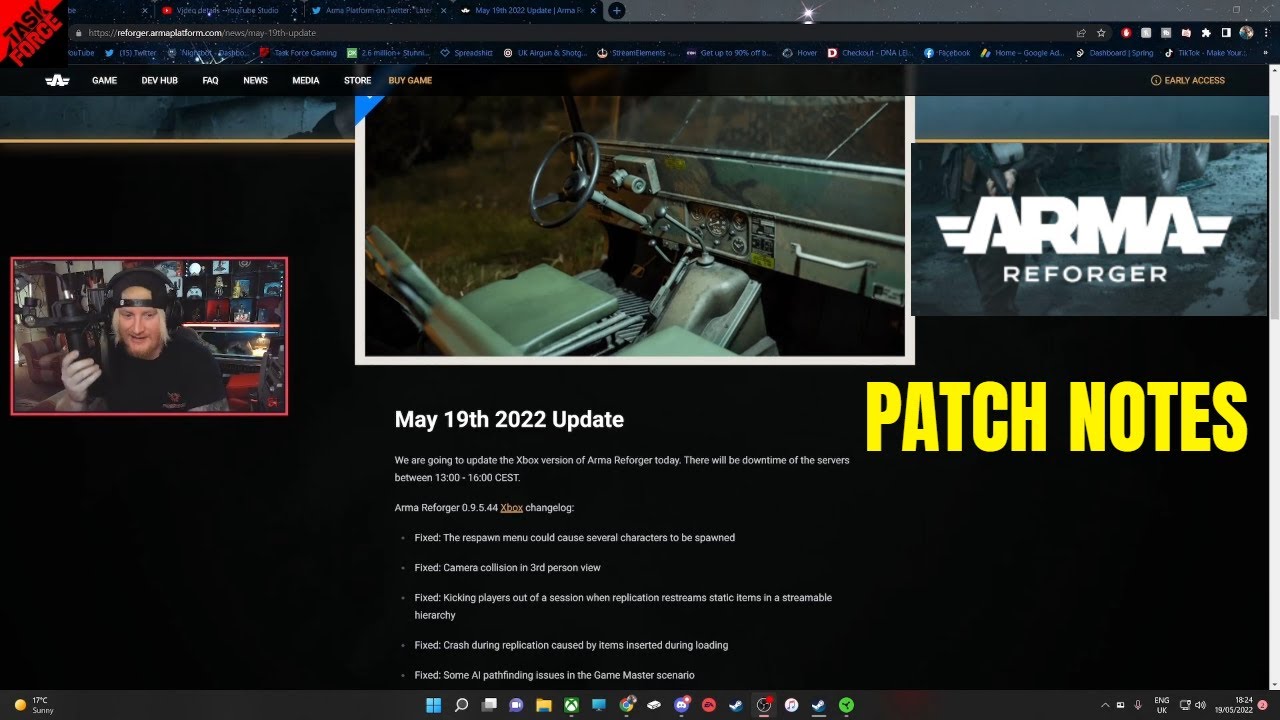 ARMA REFORGER PATCH NOTES & UPDATES - Xbox 0.9.5.44 & Steam 0.9.5.49 ...
