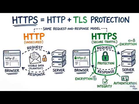 HTTP and HTTPS: Plain Text Vs Secure Web Traffic | CompTIA A+ 220-1201 and 220-1202