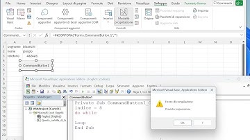 Creare un database con Microsoft Excel