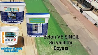 APPLICATION OF WATER AND INSULATION PAINT ON WALL, SB, SUPER COMPONENT