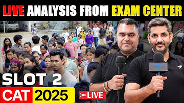 CAT 2025 Slot 2 Analysis LIVE — Exam Given By Educators! What Changed? What to Expect in Slot 3! 🚨