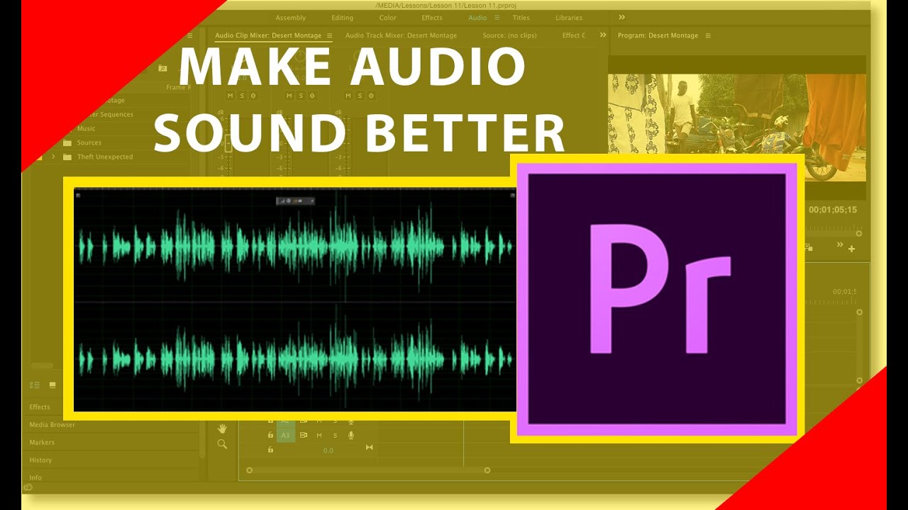 How to Make Audio Sound Better in Premiere - YouTube