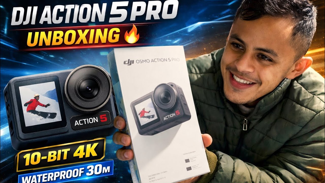Atlast! La ioh ban thied da ka Action Camera 📸 | DJI Action 5 Pro Unboxing |