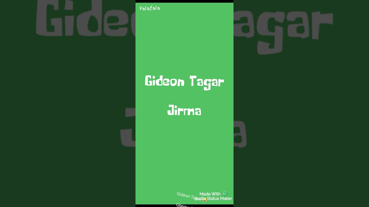 Gideon Tagar - Jilma Konkomba Music