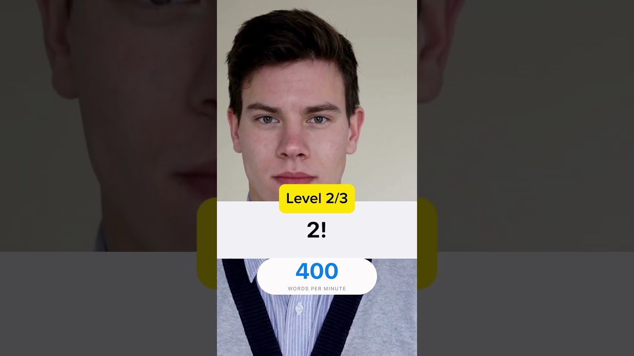 Speed Reading Test 200 - 400 - 600 WPM (Speed Readingo App)