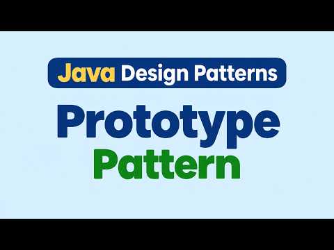 🧬 Java Design Patterns | Prototype Pattern